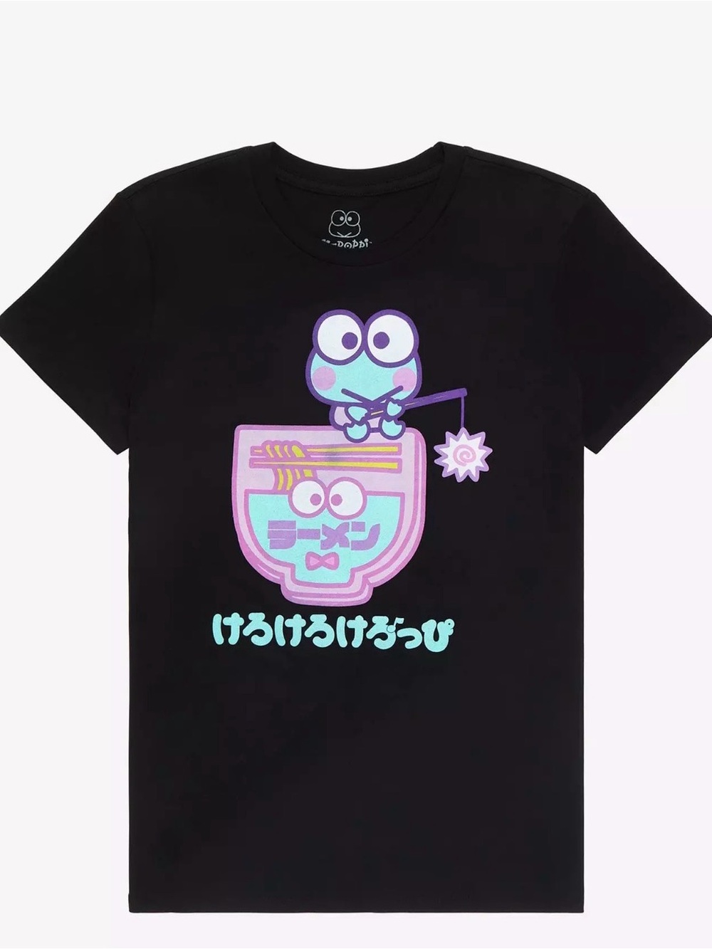 Hot topic Sanrio Black Tee with Keroppi!